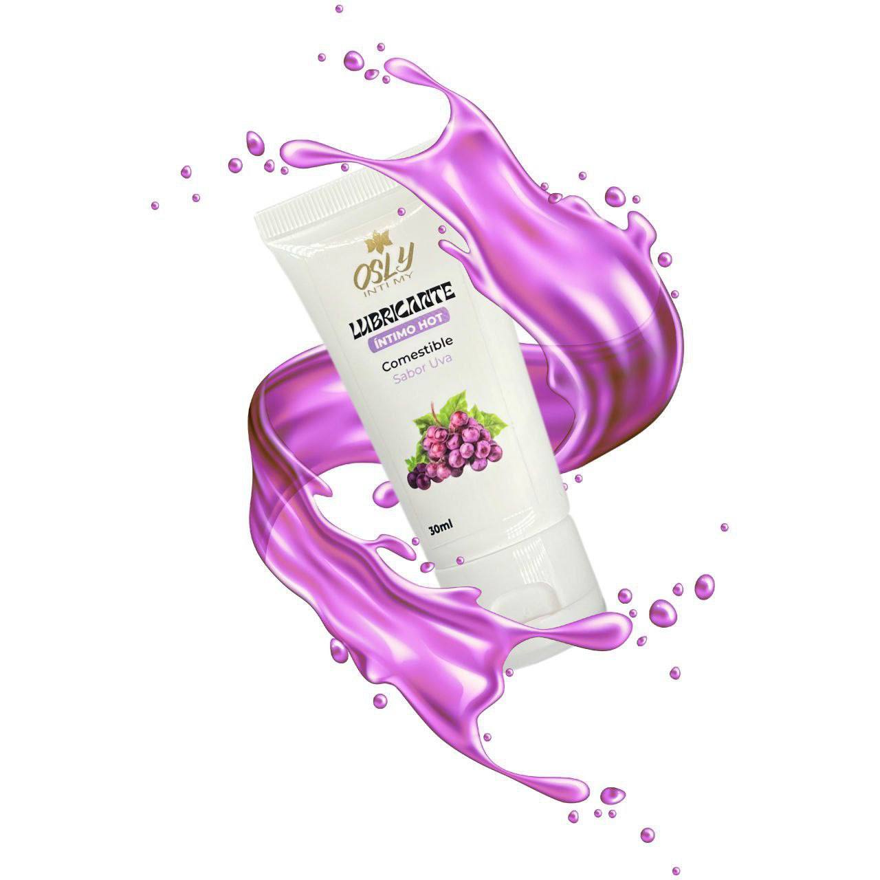 Lub. saborizado uva x 30ml osly - IntimoX SexShop