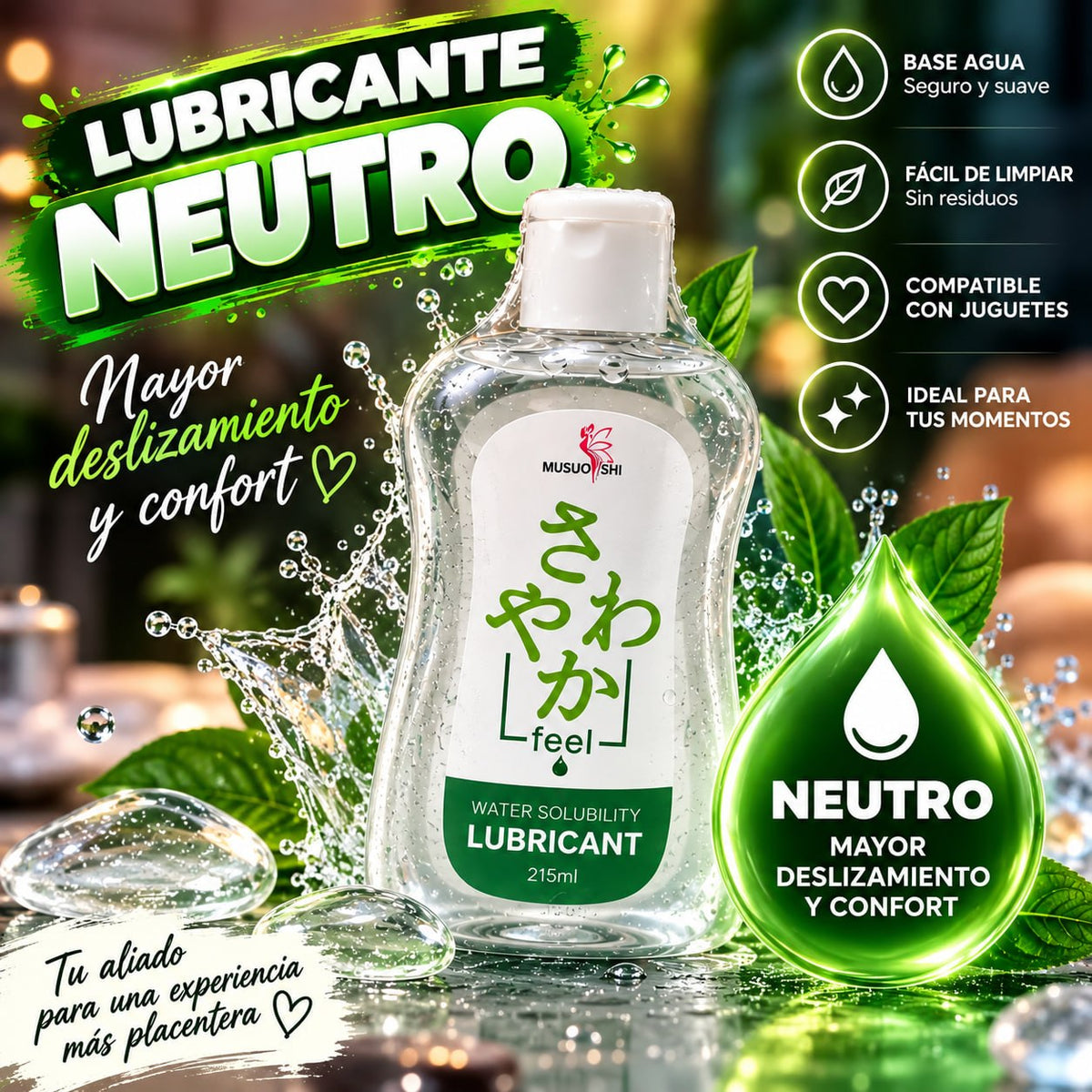Lubricante Siyi Neutro Feel 215 ml