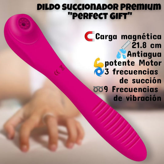 "Perfect Gift" Dildo succionador PREMIUM - IntimoX SexShop