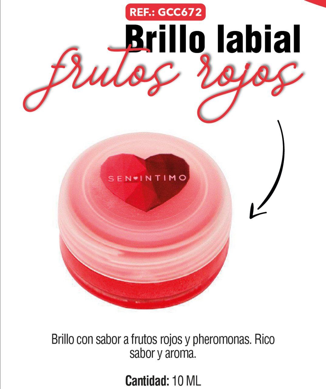 Pomito brillo labial con feromonas 10ml sen intimo - IntimoX SexShop