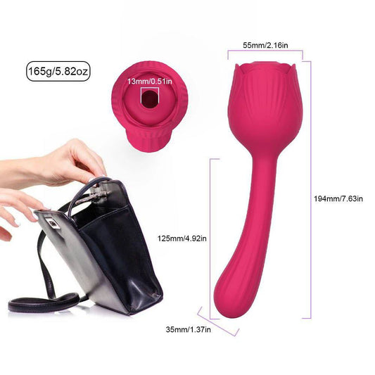 Rose pro vibrador succionador - IntimoX SexShop