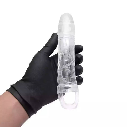 Spartan forro grueso alargador y estimulador con bala en el glande - IntimoX SexShop