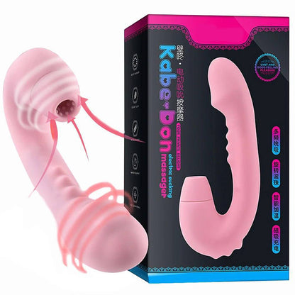 VIBRADOR SUCCIONADOR DOBLE PLACER DIAN - IntimoX SexShop