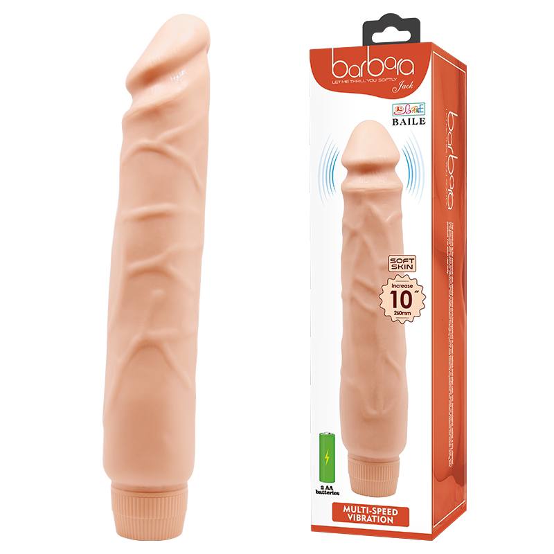 Vibrador Realista Barbara de 10" soft skin - IntimoX SexShop