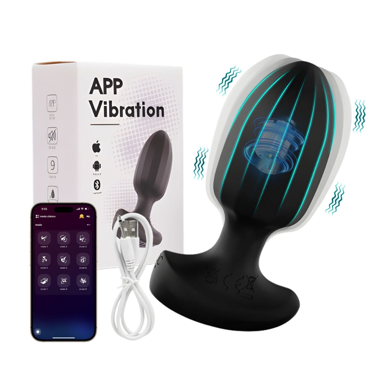 Vibron Plug Vibrador Anal con App