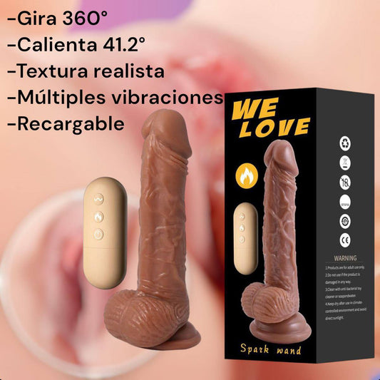 We Love 2024 Original Dildo Rotatorio con control - IntimoX SexShop