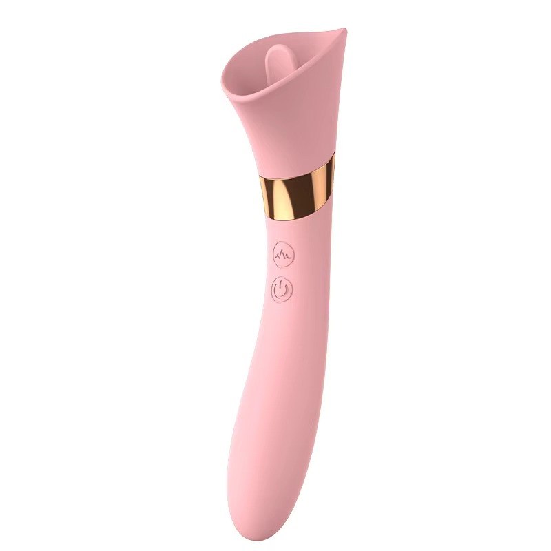 Lirio Dildo con Lengua Doble Estimulación