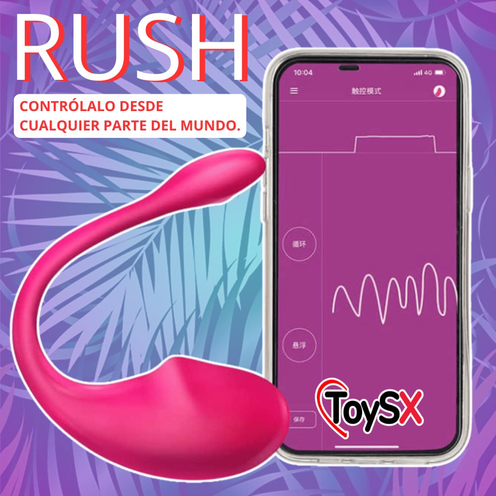“RUSH” HUEVITO VIBRADOR TIPO LUSH CON APP