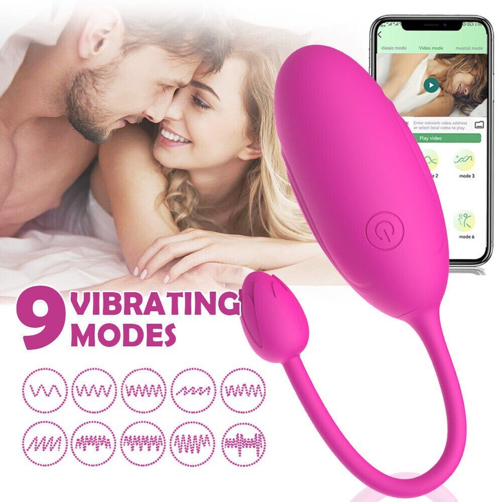 Linda Huevo vibrador con app tipo lush