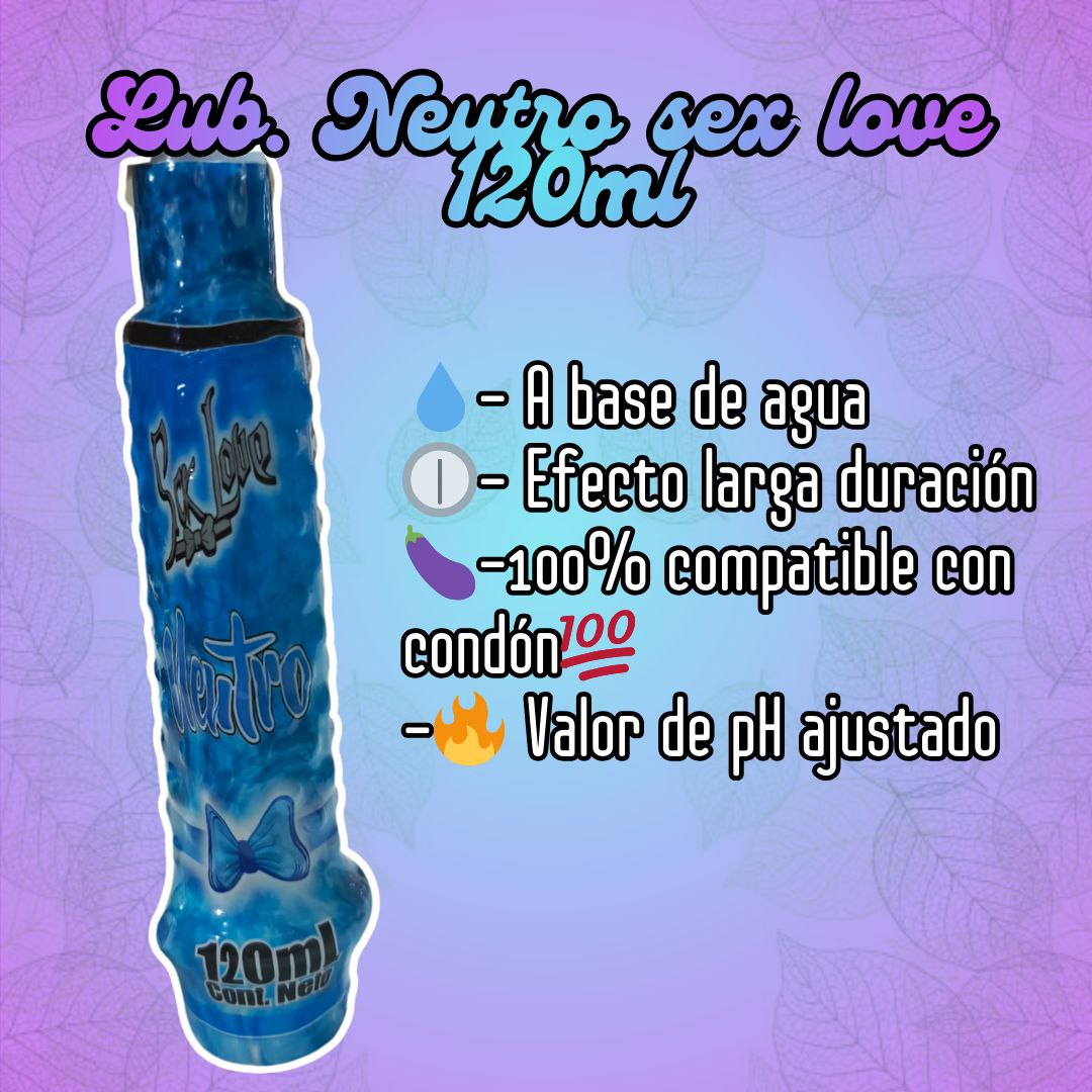 Lubricante Neutro Sex Love 120 ml