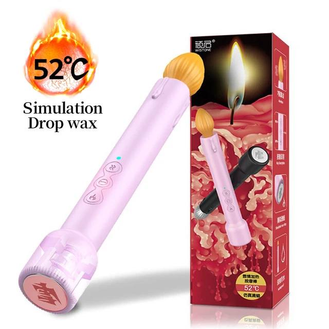 vela vibradora masajeadora con calefacción - IntimoX SexShop